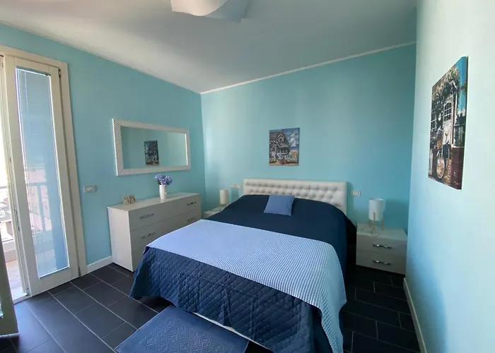 Attico Onda Blu Vista Mare - Acqua - A 150Mt Dalla Spiaggia