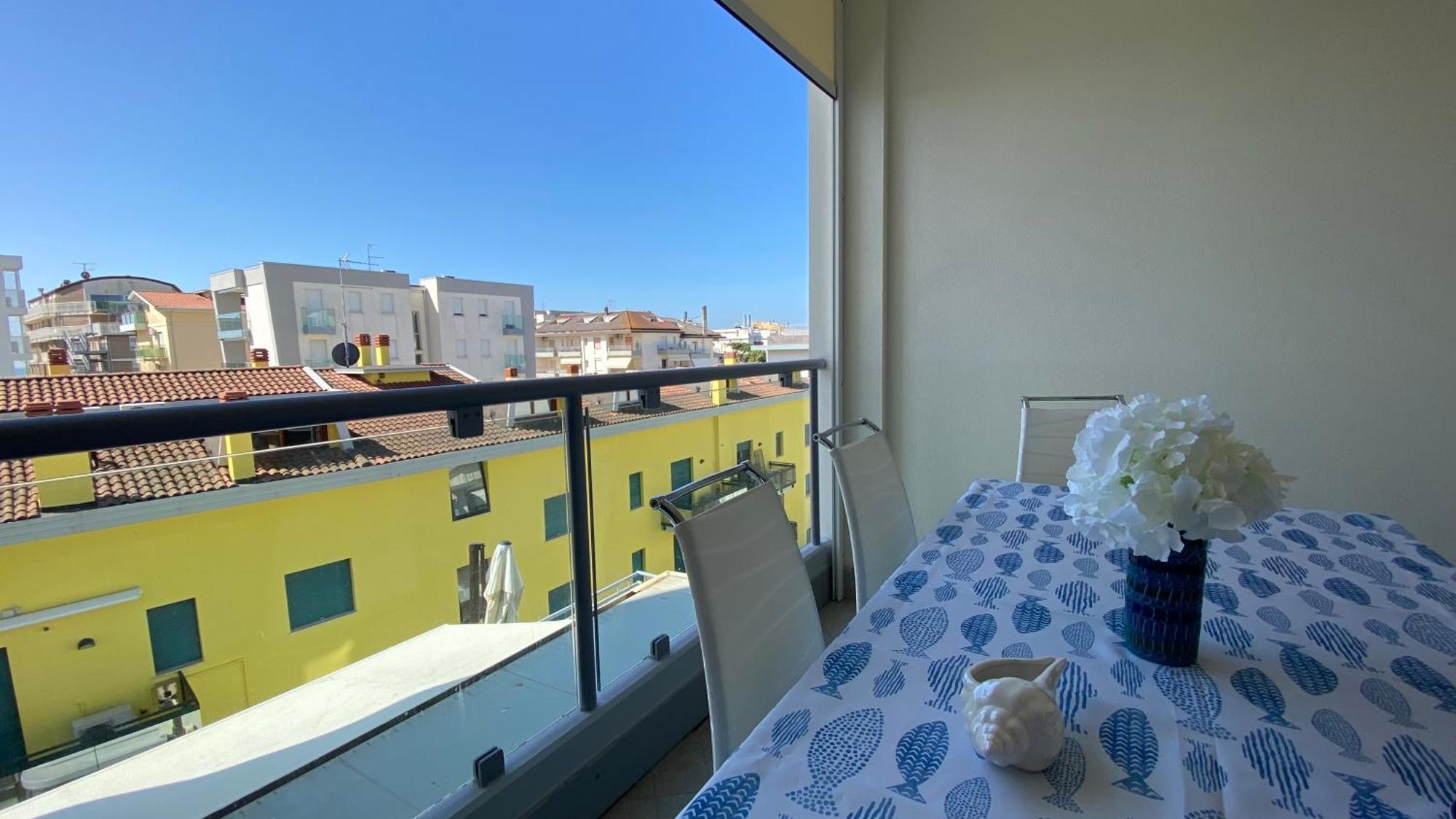Attico Onda Blu Vista Mare - Acqua - A 150mt Dalla Apartment